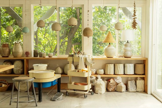 twenty one tonnes mount washington pottery table lamp