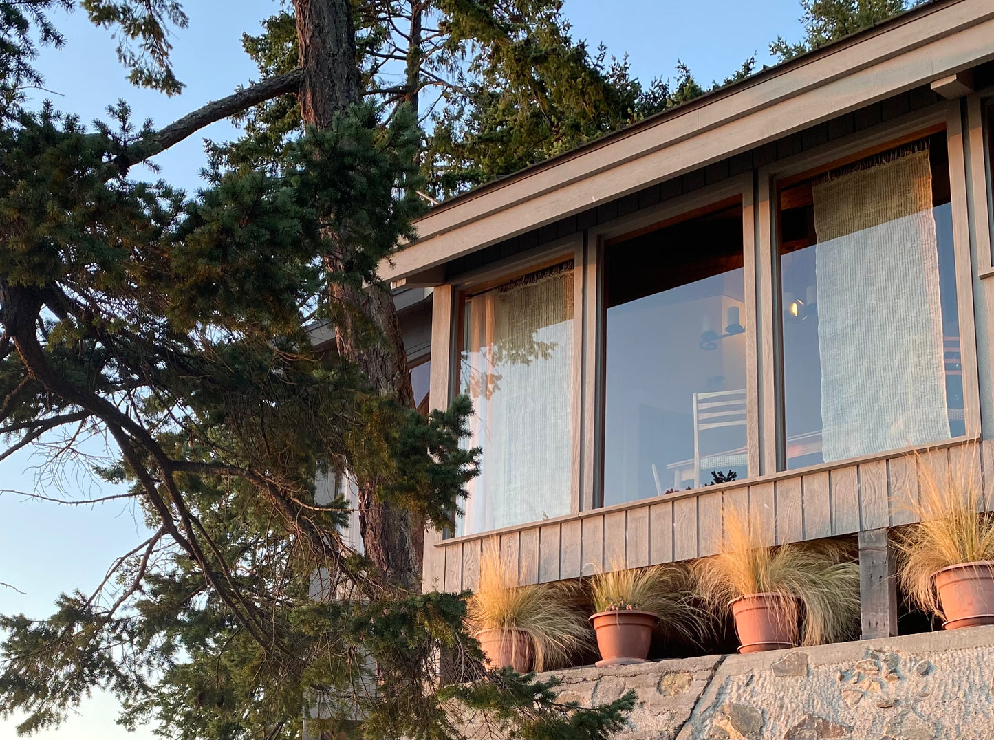 These Cortina's are sheer handwoven textile hangings, shown here against windows. They are made in Oaxaca, Mexico, from the leftover maguey leaves from mezcal production. These natural colored curtains make beautiful room dividers, window coverings or wall hangings.