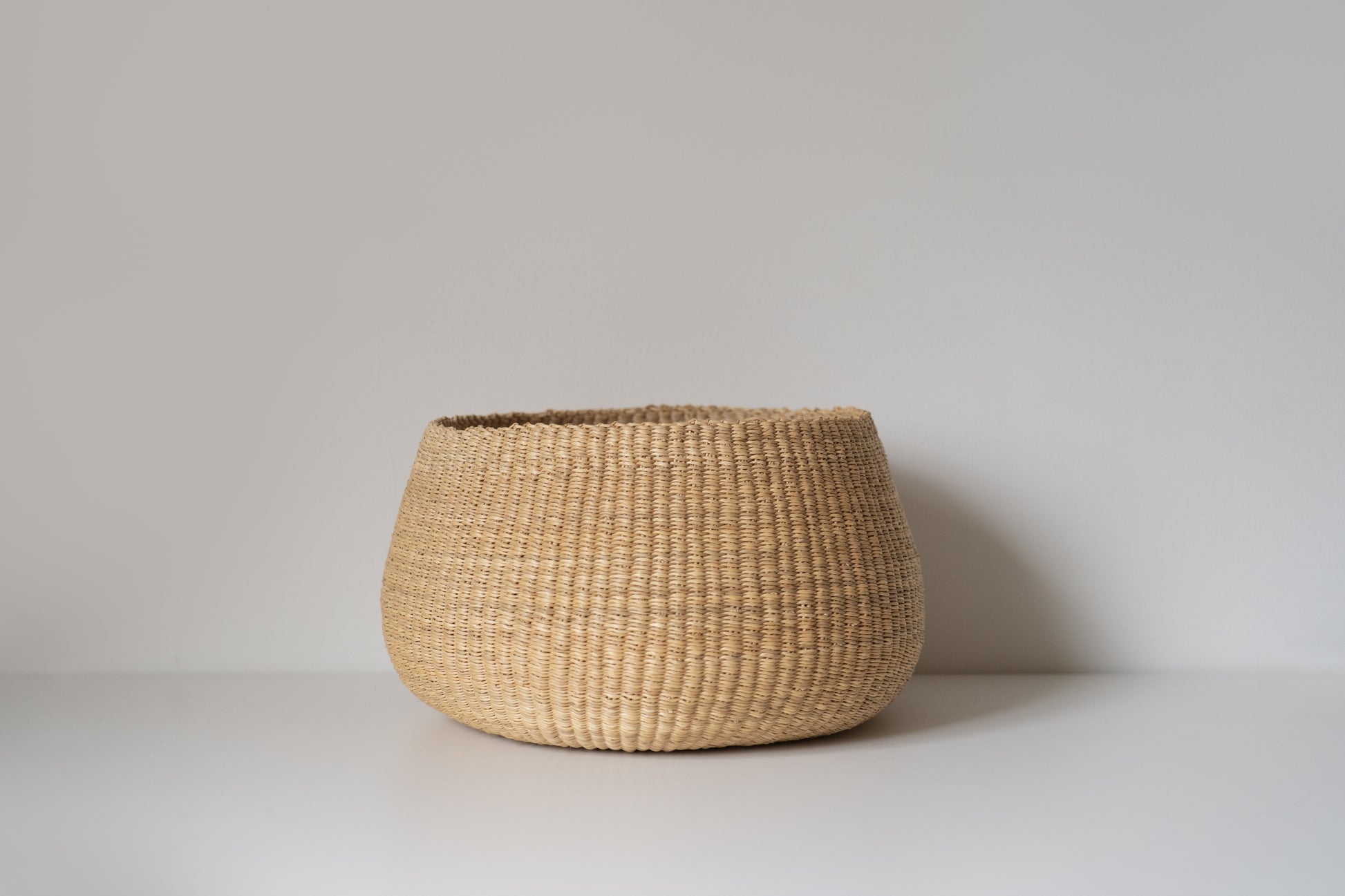 small handwoven basket