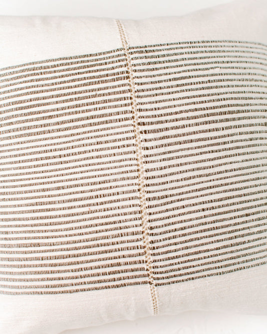 18" Riviera Hand-Stitch Throw Pillow Cover