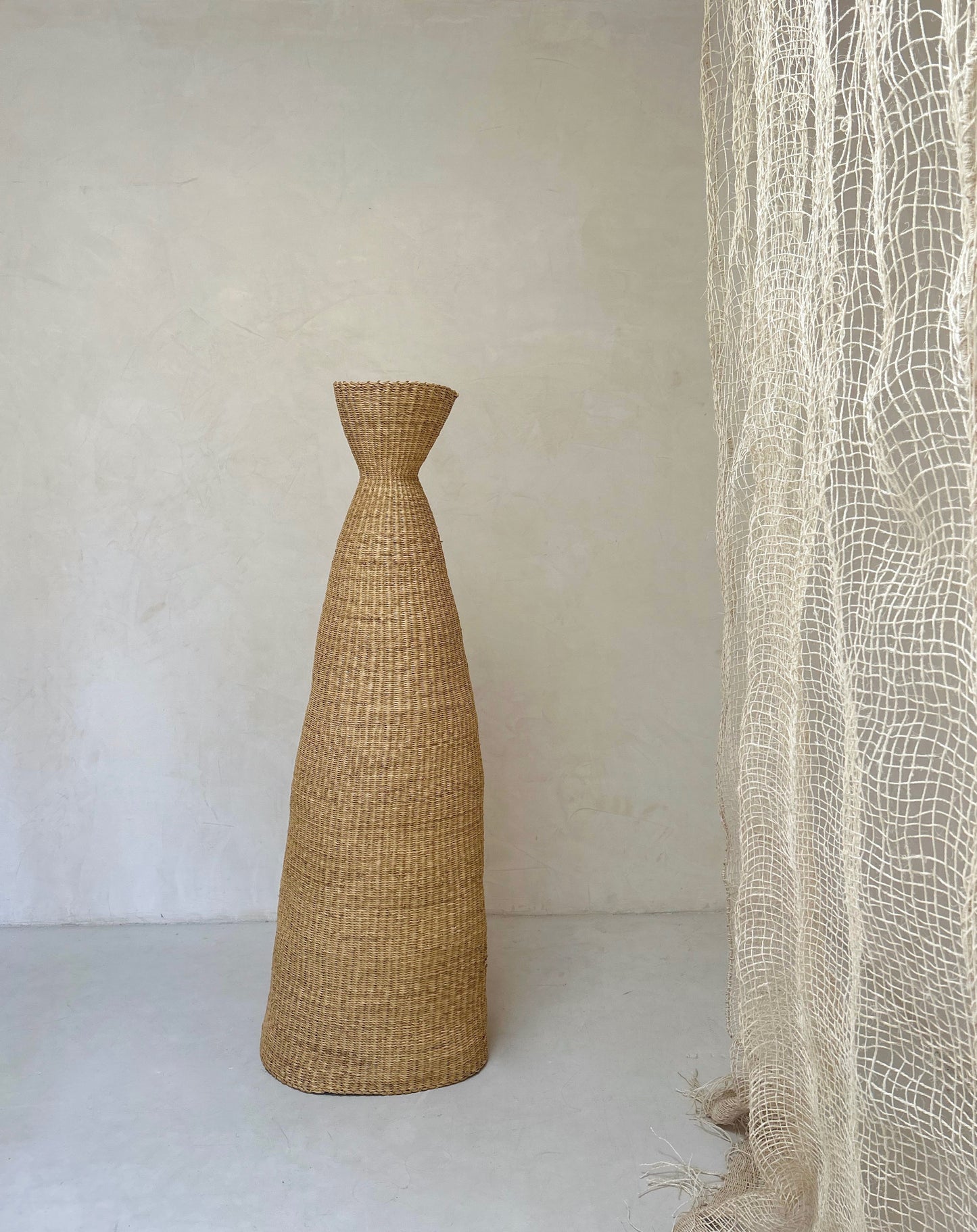 oversized modern basketry