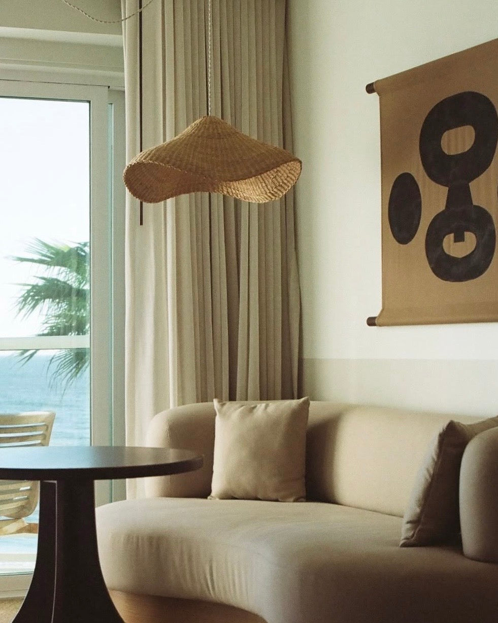 Landslide Pendant Light | Sculptural Woven Shade | Ghana – TWENTY