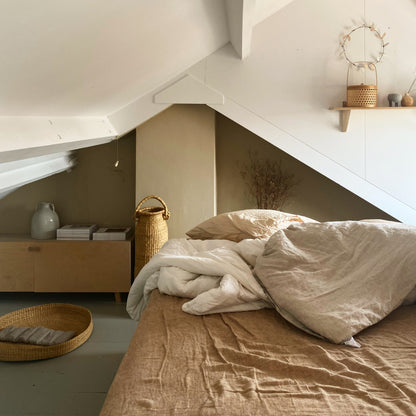 Natural colored bedroom